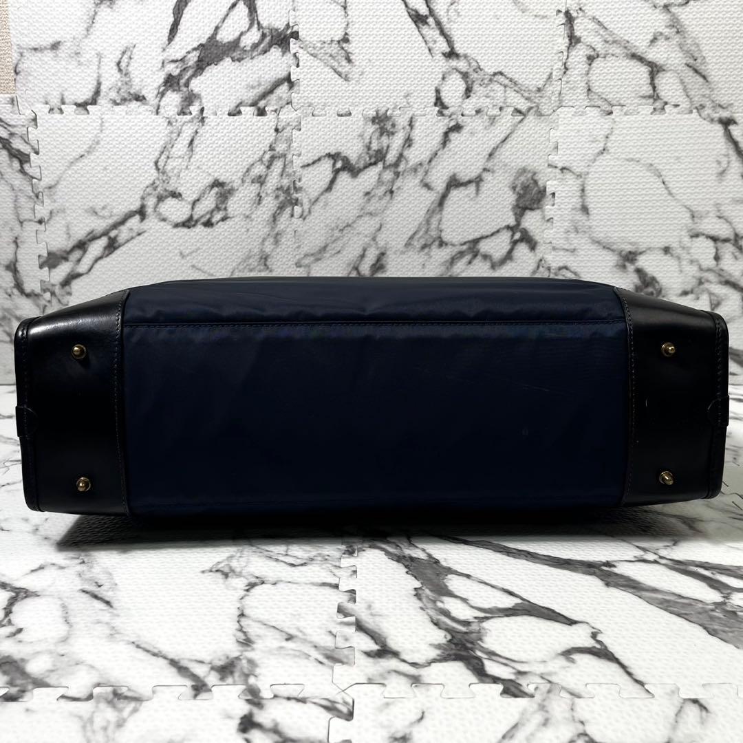 美品◯フェリージ　12/39　ビジネスバッグ　ブリーフケース　シボ革　ナイロン