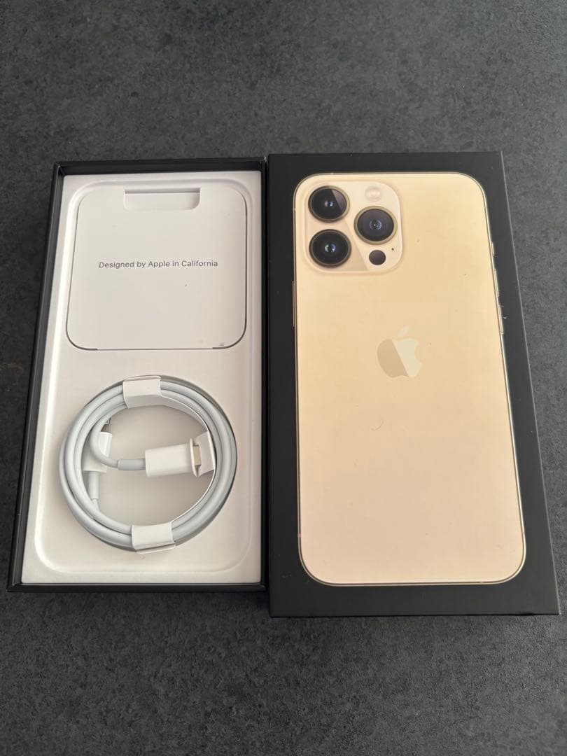 Apple iPhone 13 Pro ゴールド 本体と付属品
