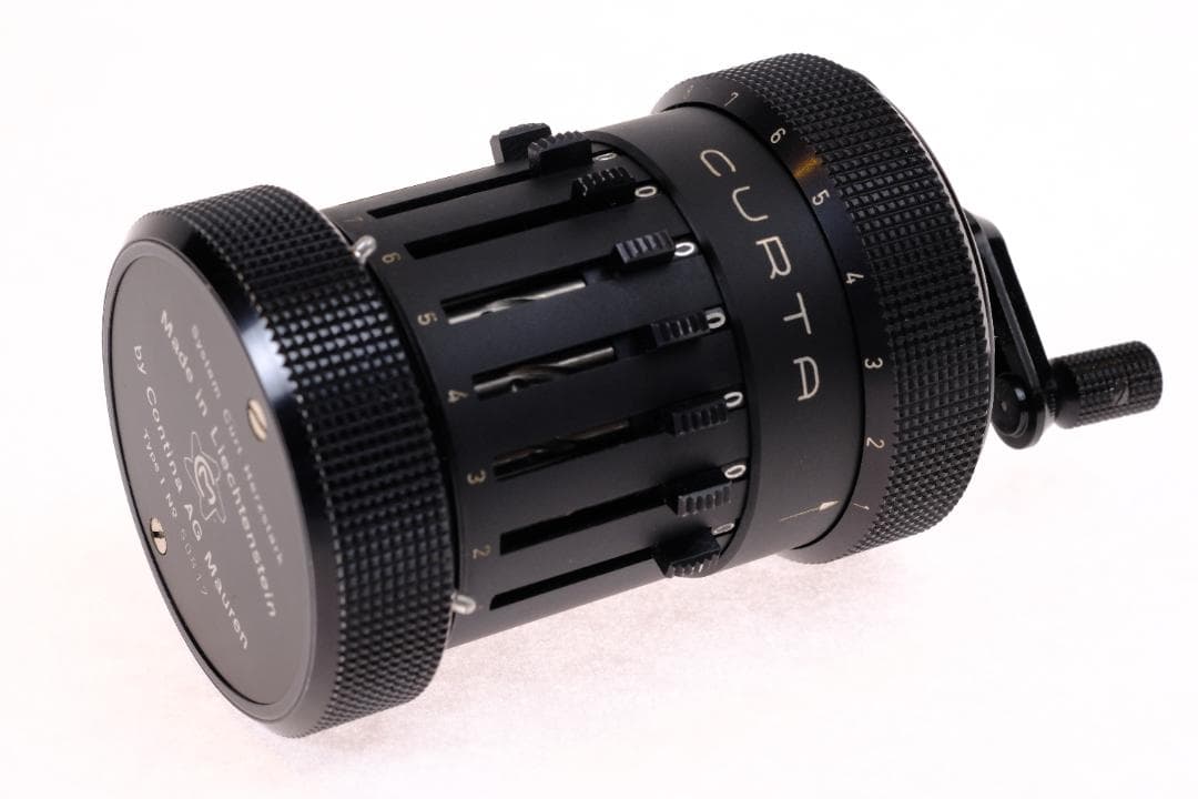 【超美品/完動品】CURTA Type I クルタ 手回し計算機 ★純正ケース付