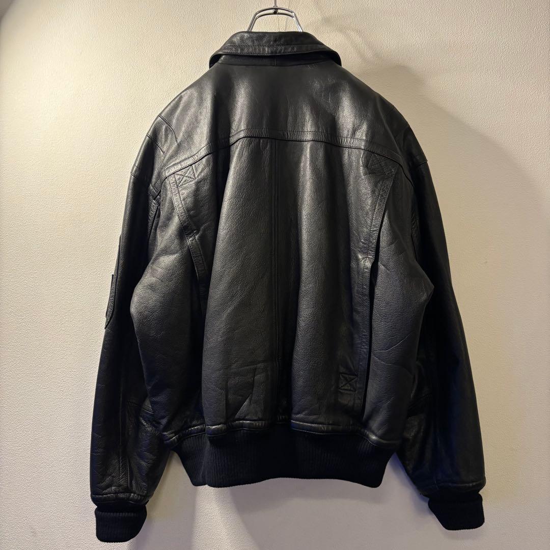 レザーパイロット フライトジャケット 90s vintage 本革 ミリタリー