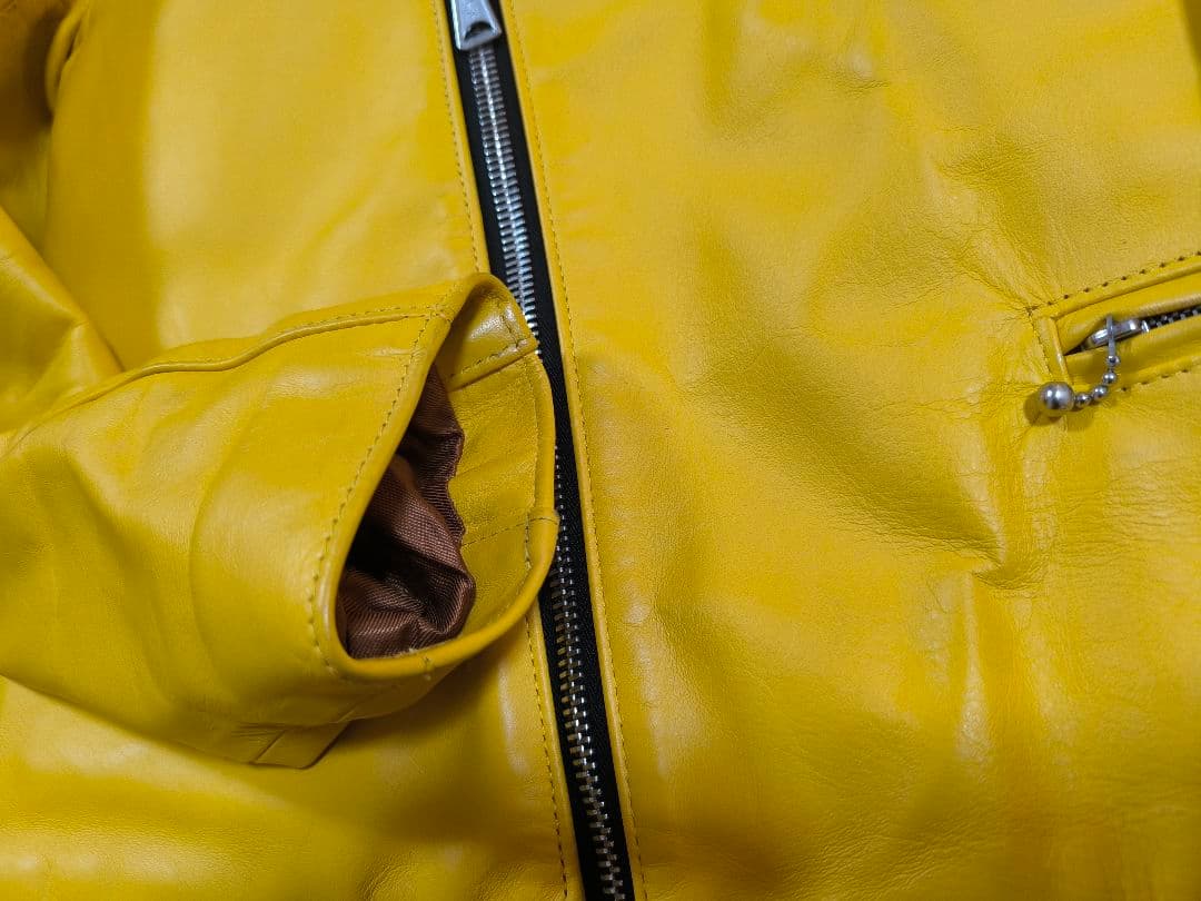 ルイスレザー　サイクロン　40　イエロー