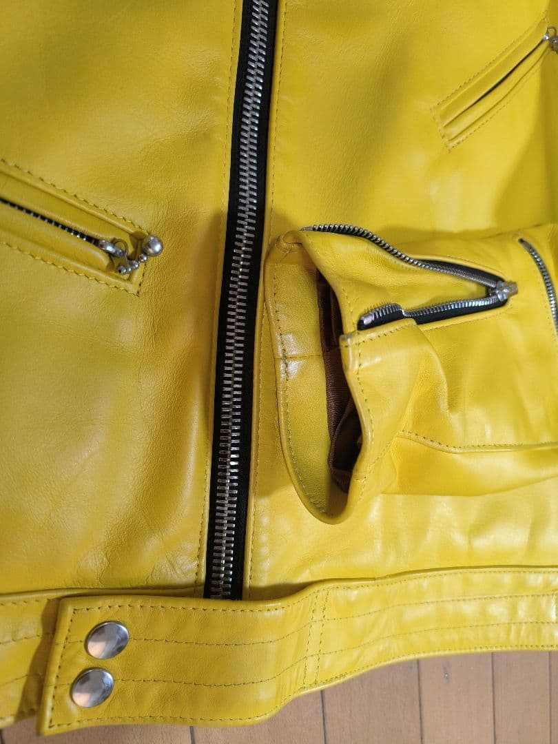 ルイスレザー　サイクロン　40　イエロー