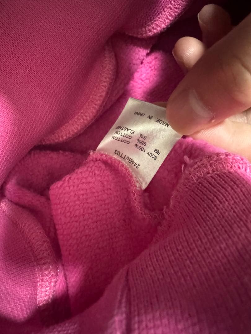 Bott × alwaysコラボピンクパーカー