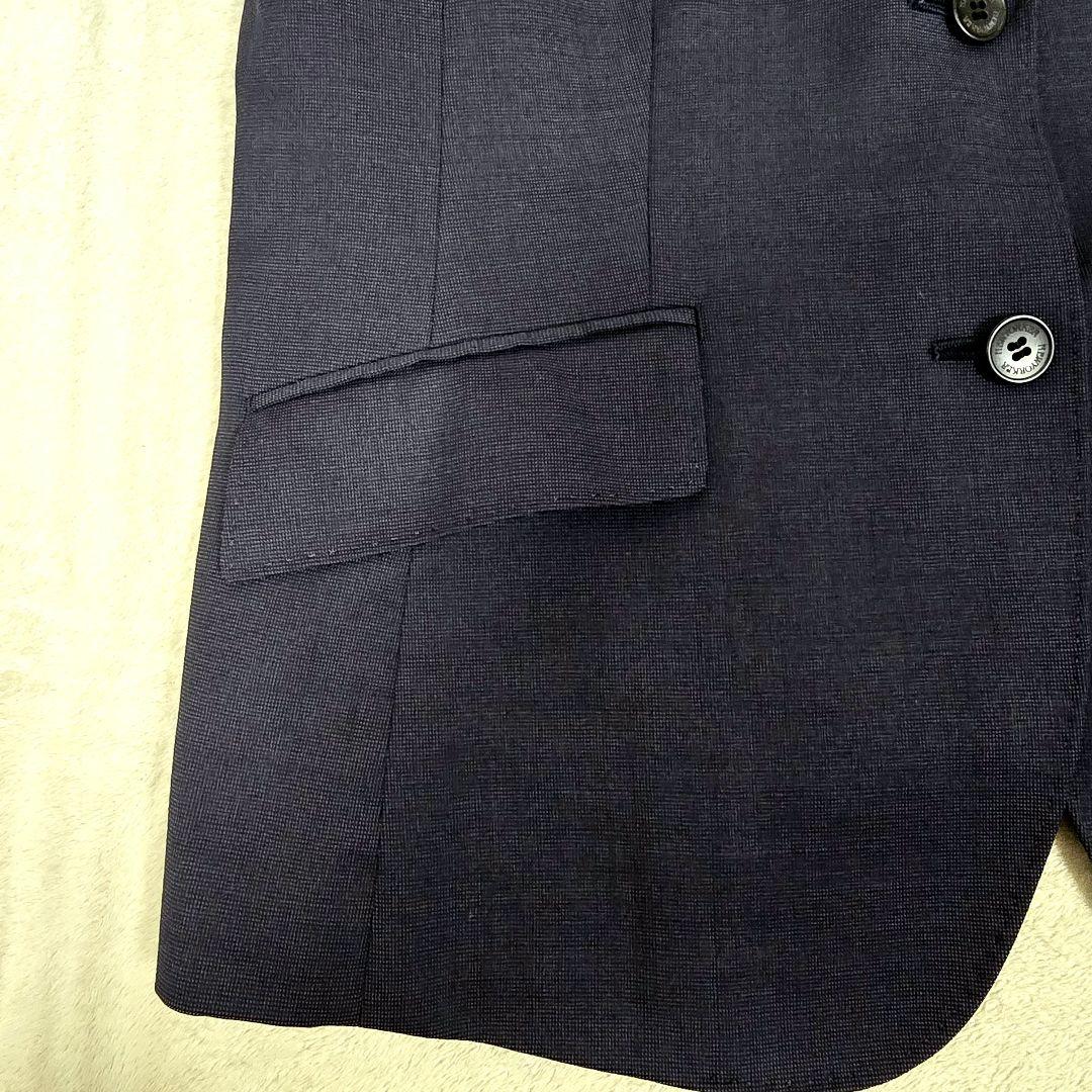 ニューヨーカー スーツセットアップ シルク ビジネススーツ ネイビー 15