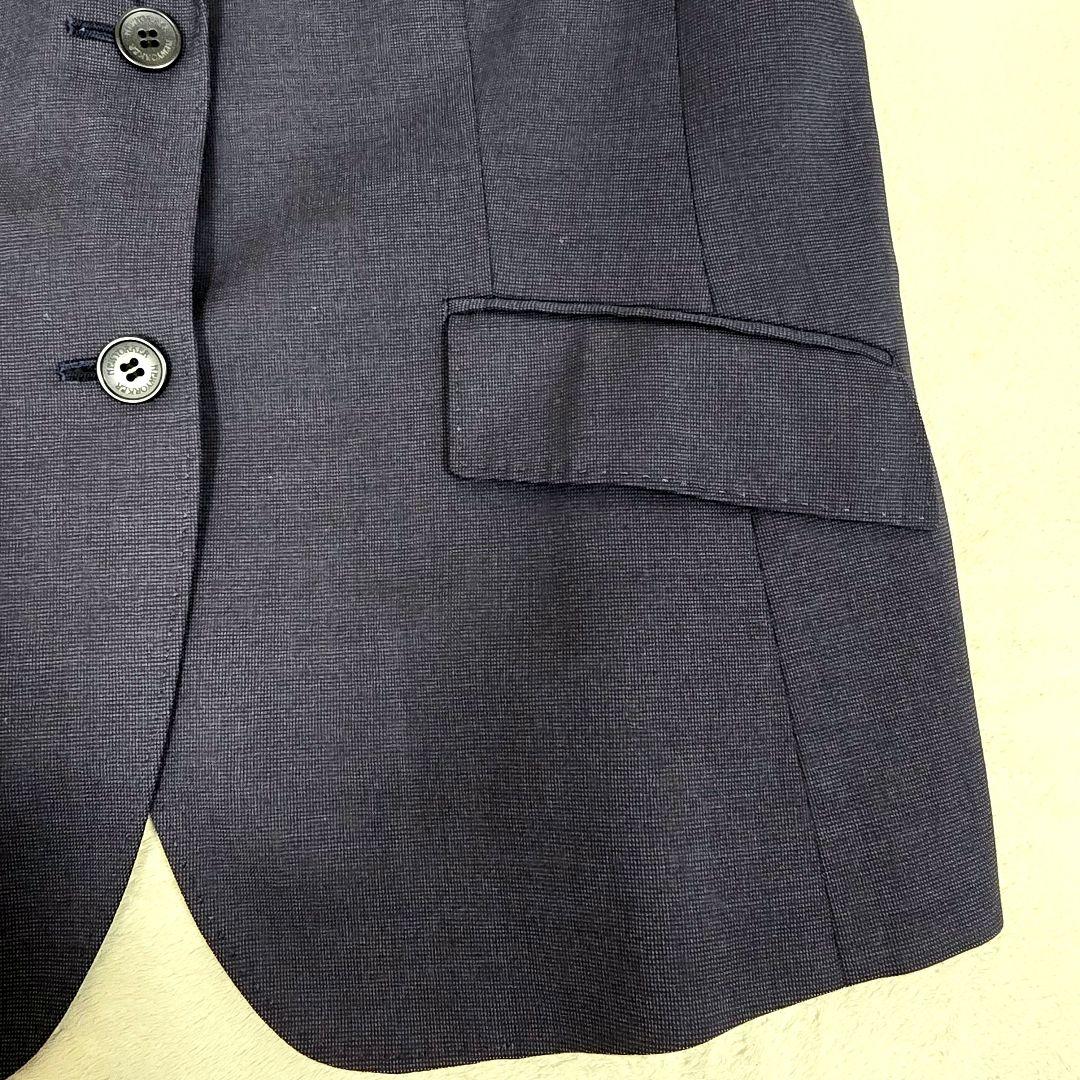 ニューヨーカー スーツセットアップ シルク ビジネススーツ ネイビー 15