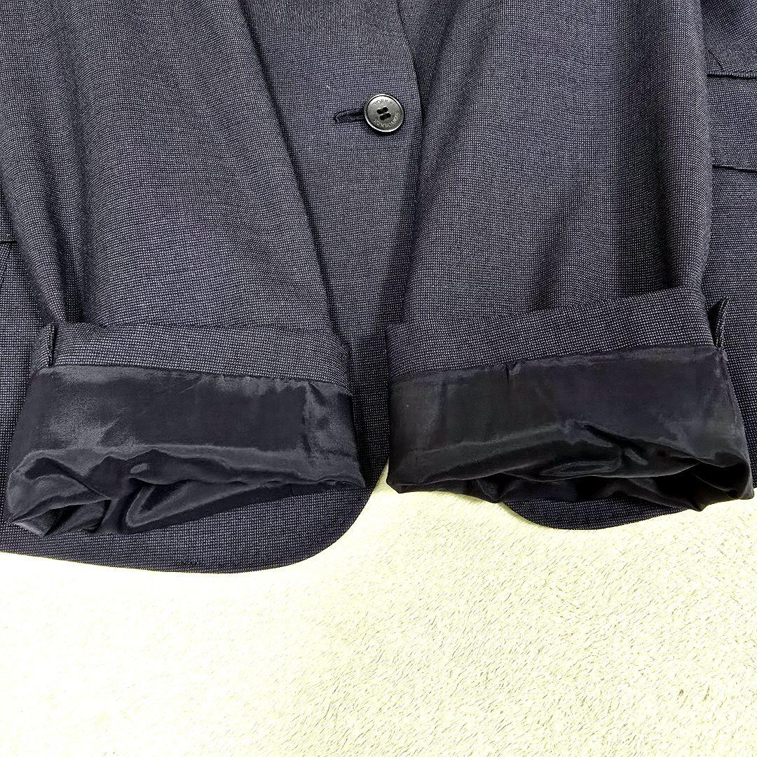 ニューヨーカー スーツセットアップ シルク ビジネススーツ ネイビー 15