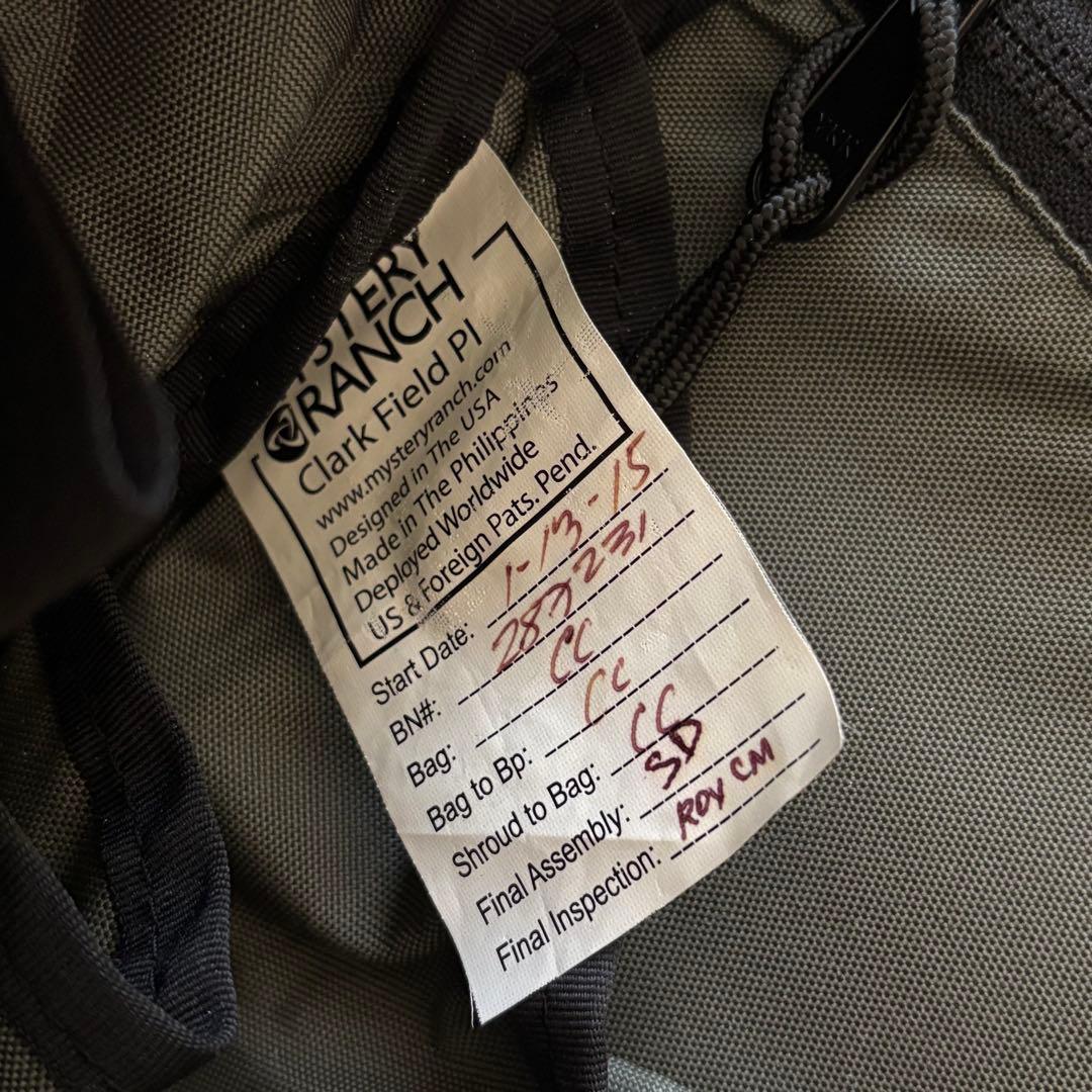 ミステリーランチ インベーダー INVADER ブラック 美品 希少モデル