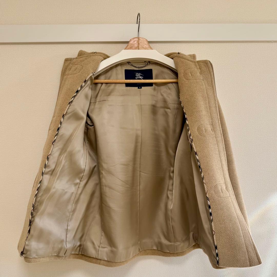 【美品】バーバリーロンドン キャメル ベージュ ダッフルコートBurberry
