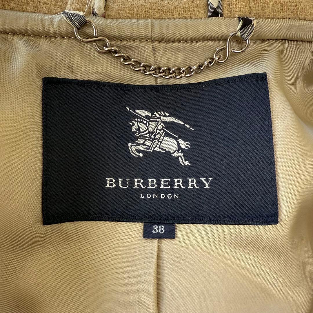【美品】バーバリーロンドン キャメル ベージュ ダッフルコートBurberry