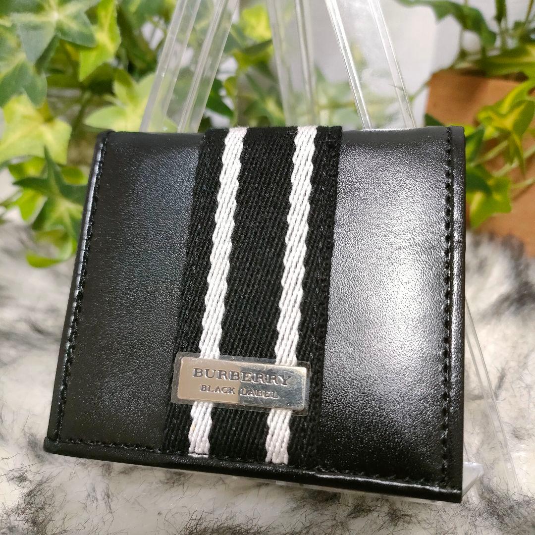 未使用品 バーバリーブラックレーベル ケース ブラック レザー バーバリー