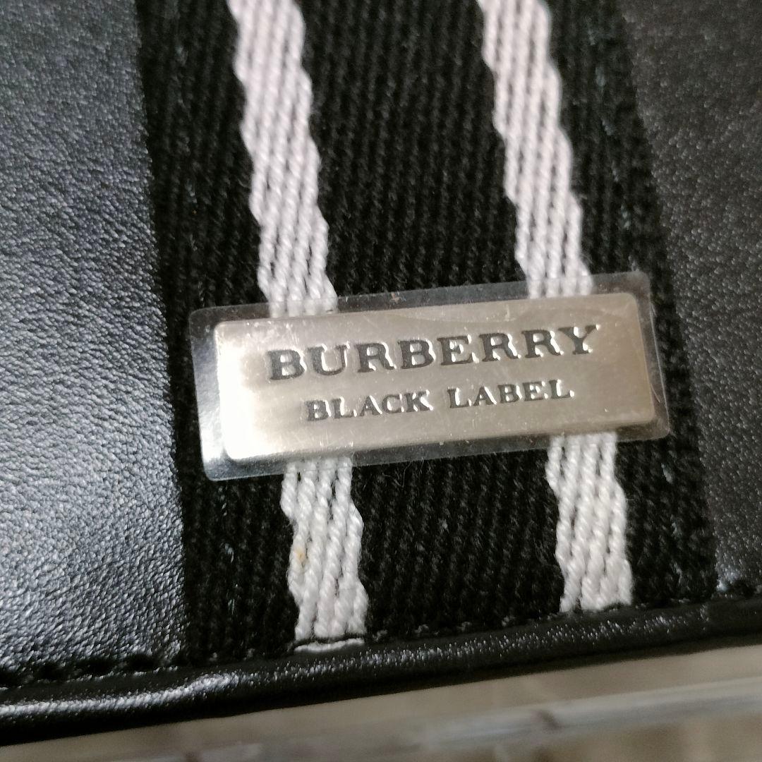 未使用品 バーバリーブラックレーベル ケース ブラック レザー バーバリー