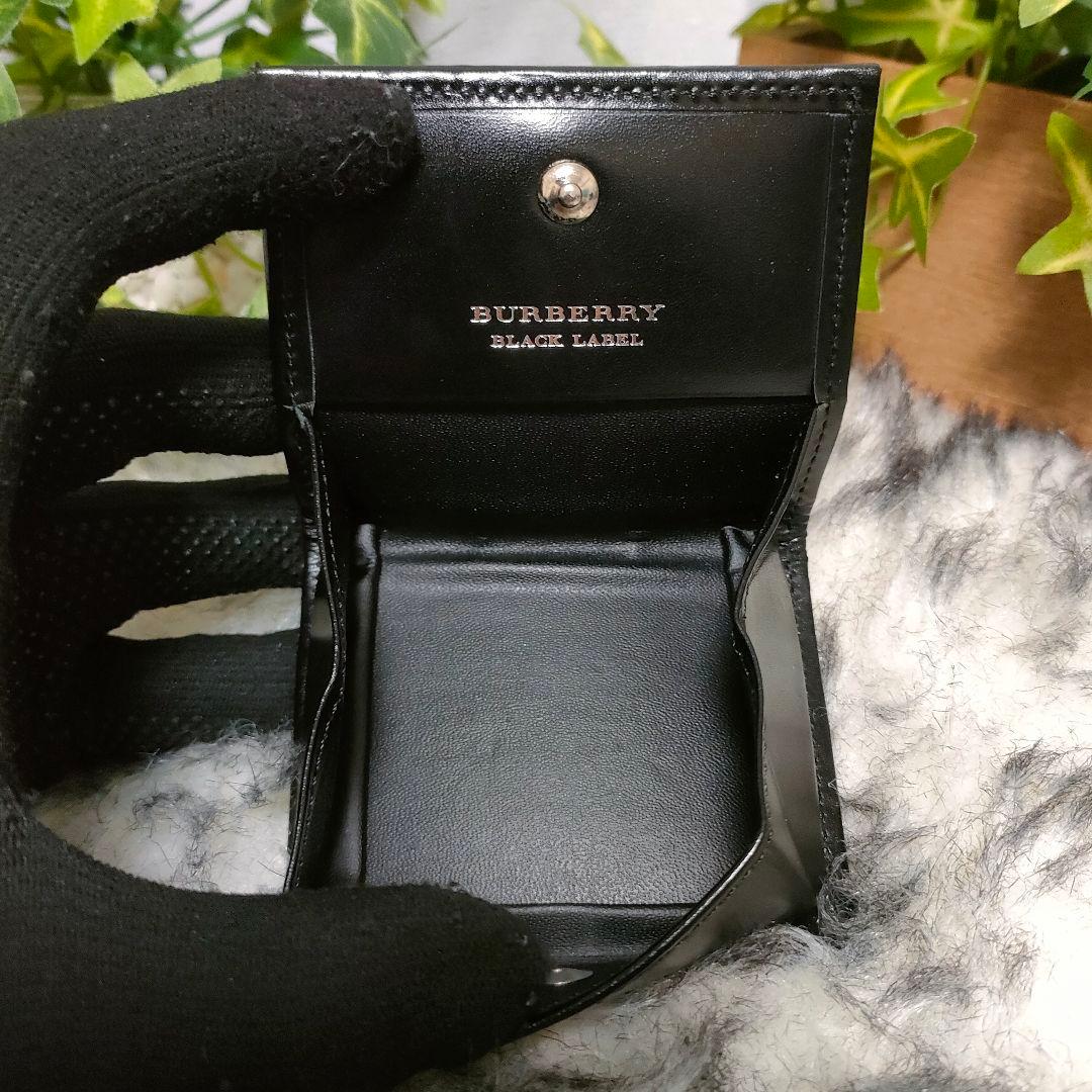 未使用品 バーバリーブラックレーベル ケース ブラック レザー バーバリー