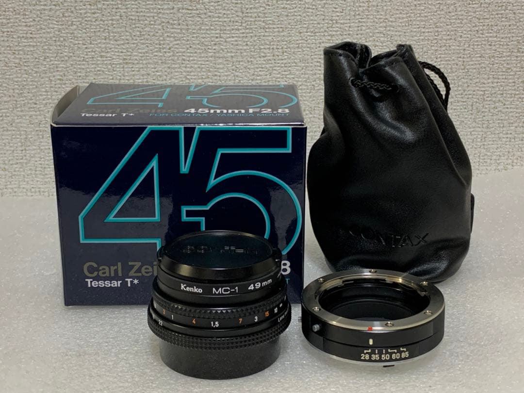 レンズ(単焦点) CONTAX Tessar 45mm 2.8