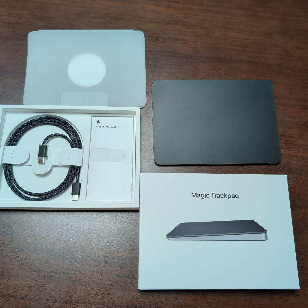 【美品】Magic Trackpad USB-C ブラック 付属品完備使用1か月