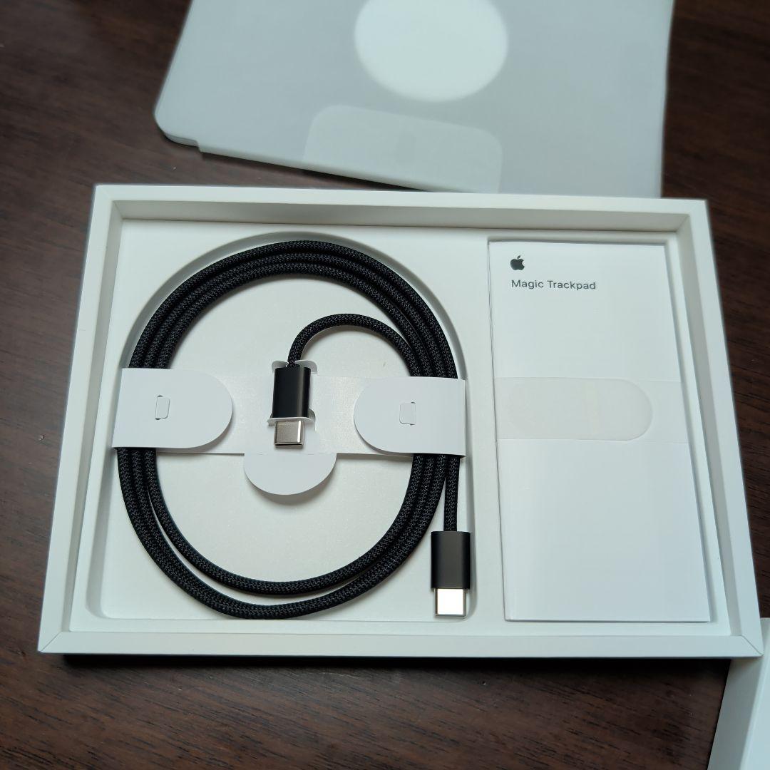【美品】Magic Trackpad USB-C ブラック 付属品完備使用1か月