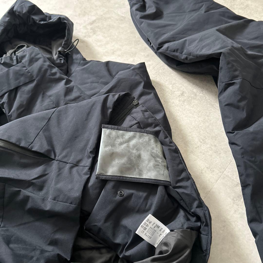 +phenix フェニックス ボードウェア ブラック 上下 GORE-TEX