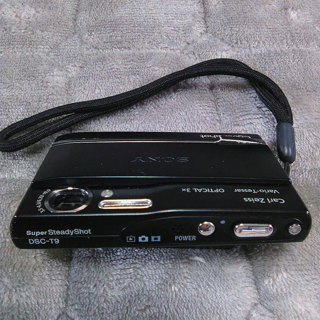 SONY DSC-T9 デジタルカメラ サイバーショット 黒色 完動品 美品