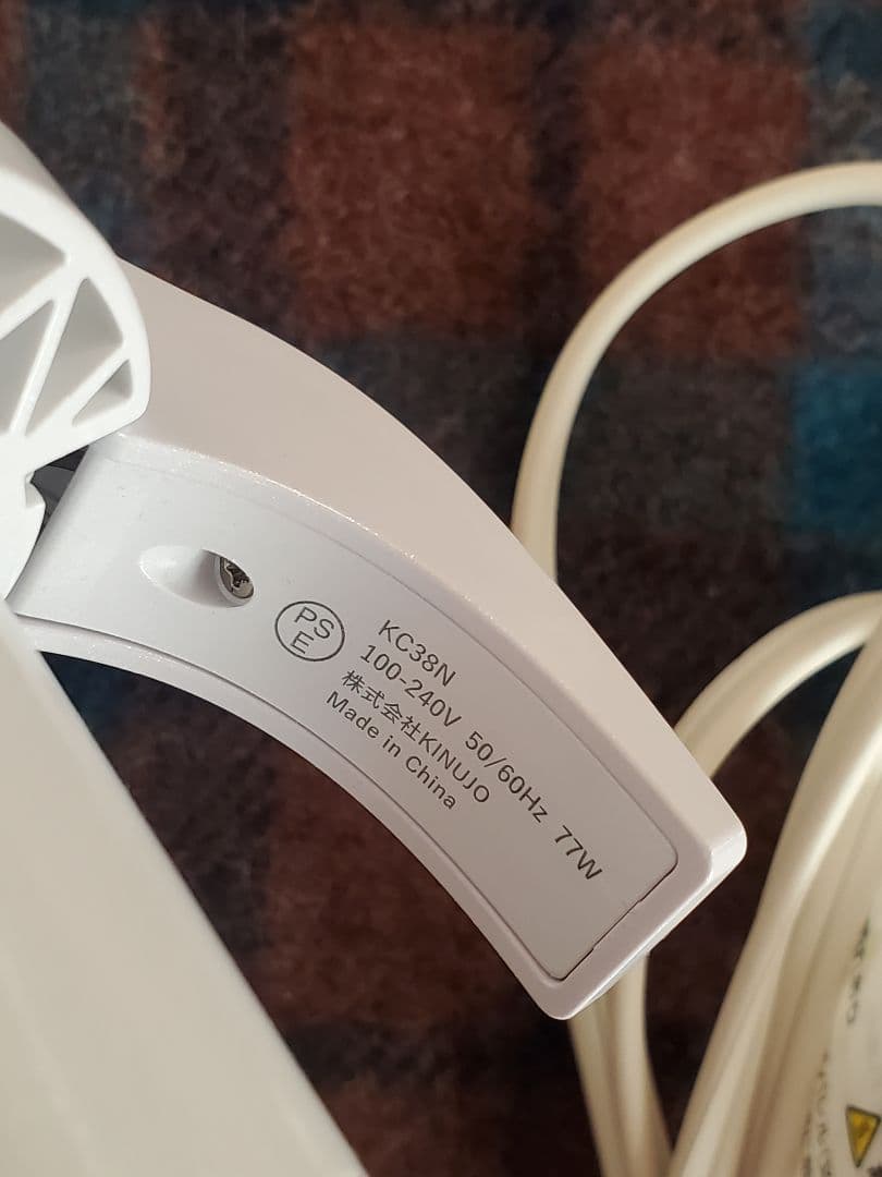 ■絹女 コテ アイロン 38mm