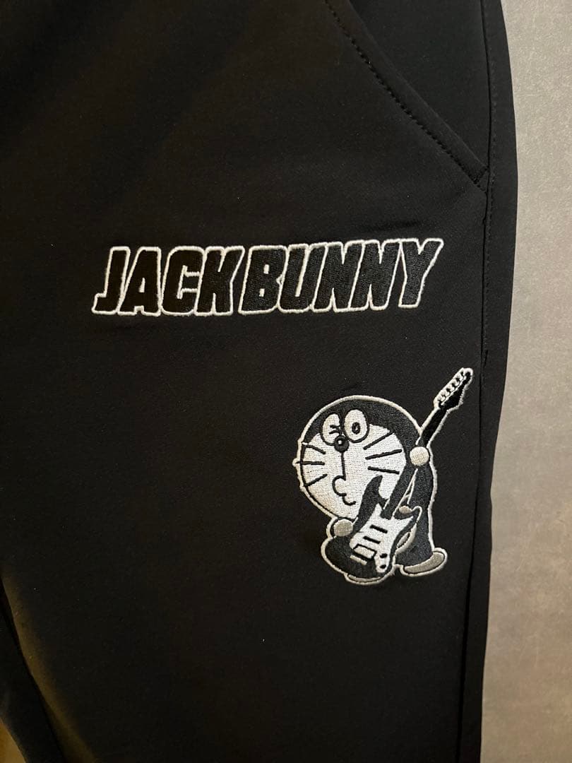 JACK BUNNY ブラック ゴルフパンツ