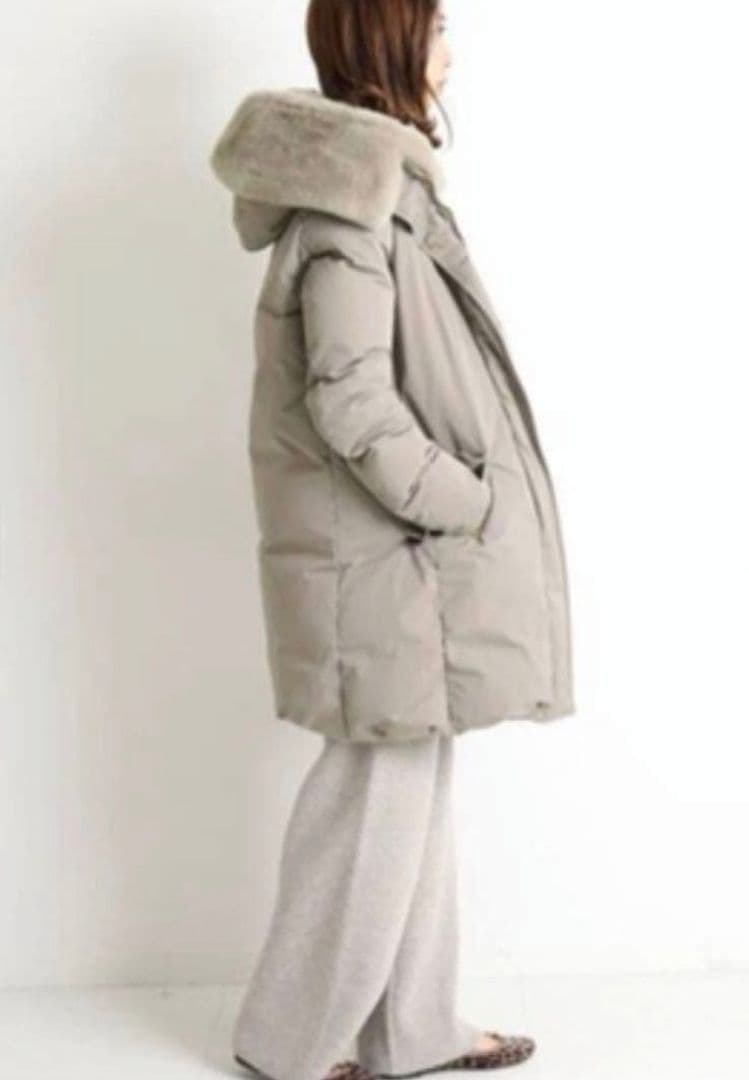 ウールリッチ IENA別注 ダウン COCOON ESKIMO ベージュ XS