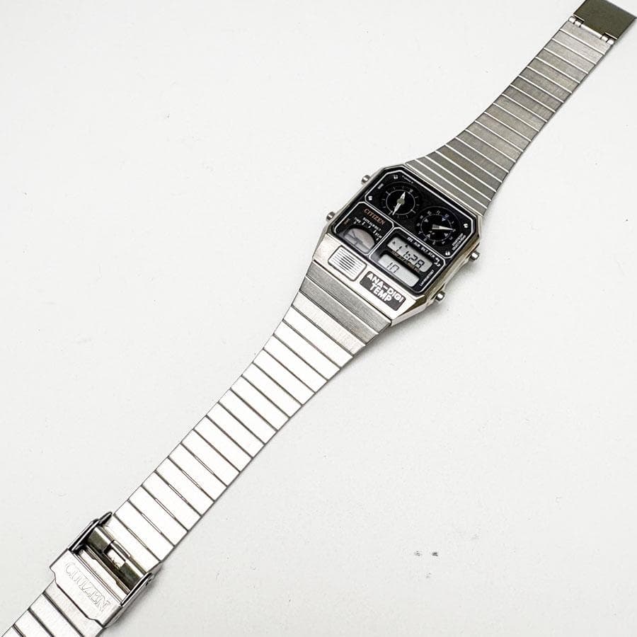 CITIZEN ANA-DIGI TEMP 腕時計 アナデジテンプ ブラック