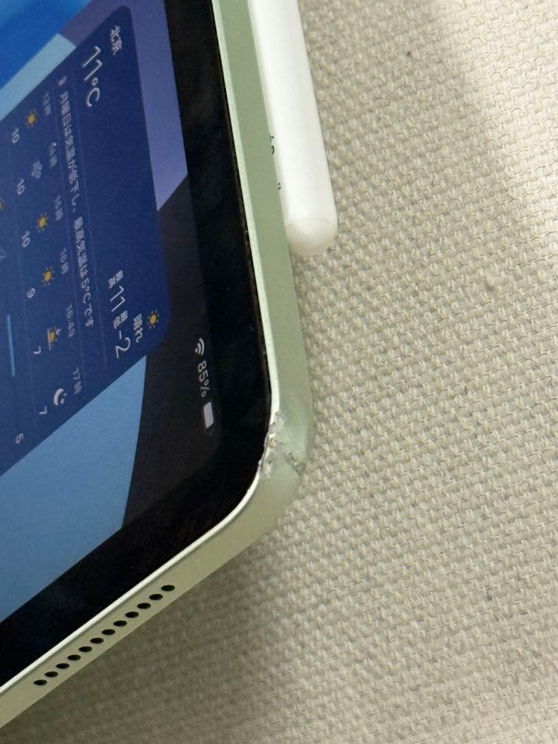 iPad Air 第4世代 (筐体傷あり) ケース&Apple Pencil付き