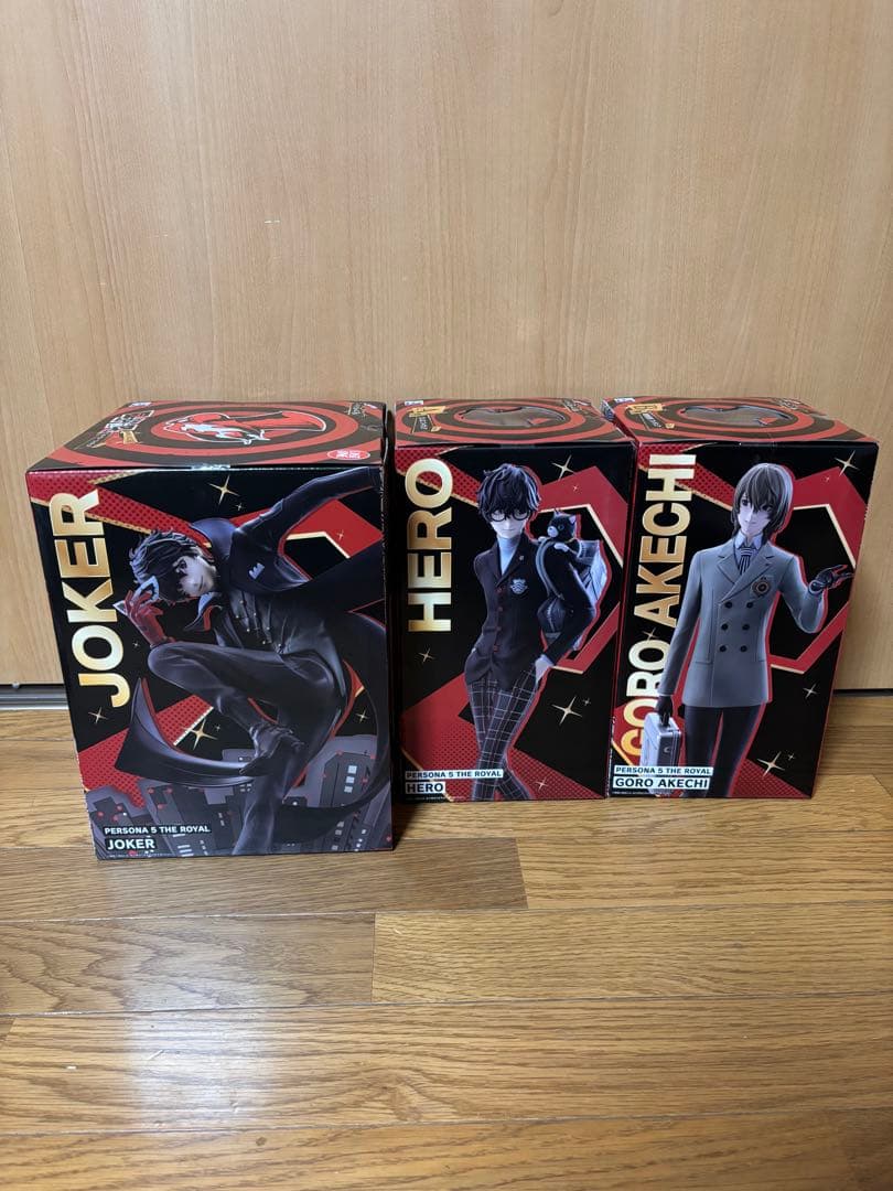 ペルソナ一番くじ　フィギュアコンプリート3点セット