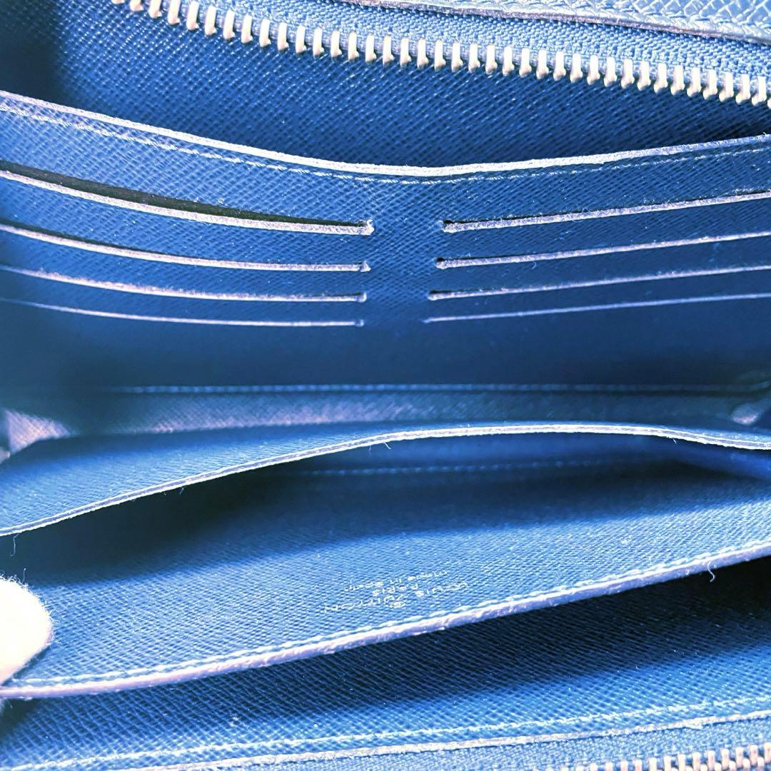 【希少】 ルイヴィトン タイガ ジッピーXL オーガナイザー オセアンブルー