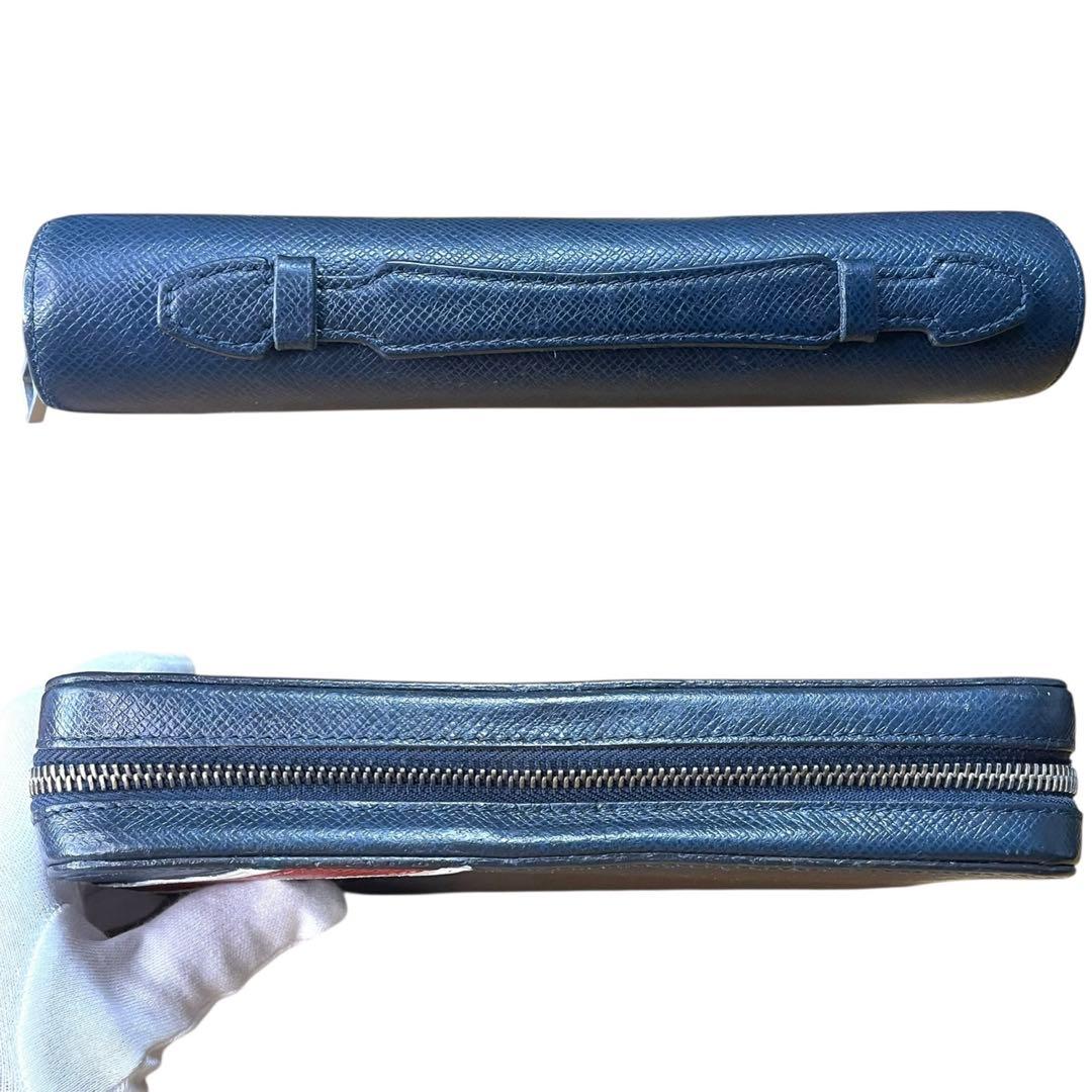 【希少】 ルイヴィトン タイガ ジッピーXL オーガナイザー オセアンブルー