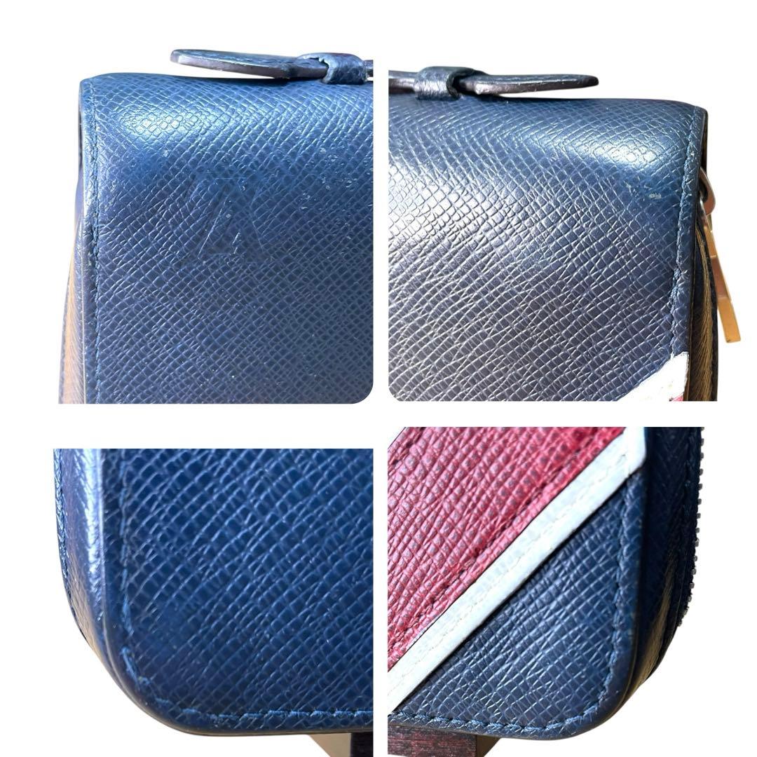 【希少】 ルイヴィトン タイガ ジッピーXL オーガナイザー オセアンブルー