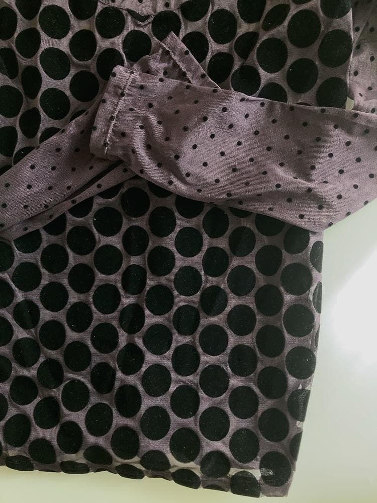 M（S）★Andres Sarda　アンドレサルダ 　スペイン　透ける長袖トップ