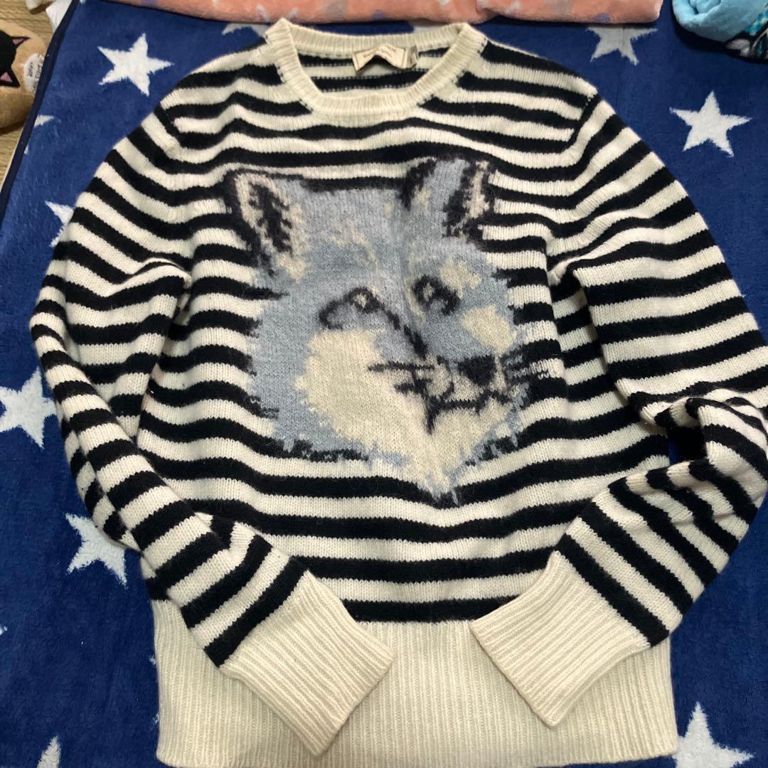 MAISON KITSUNÉ ストライプニットセーター XS 田中みなみ愛用