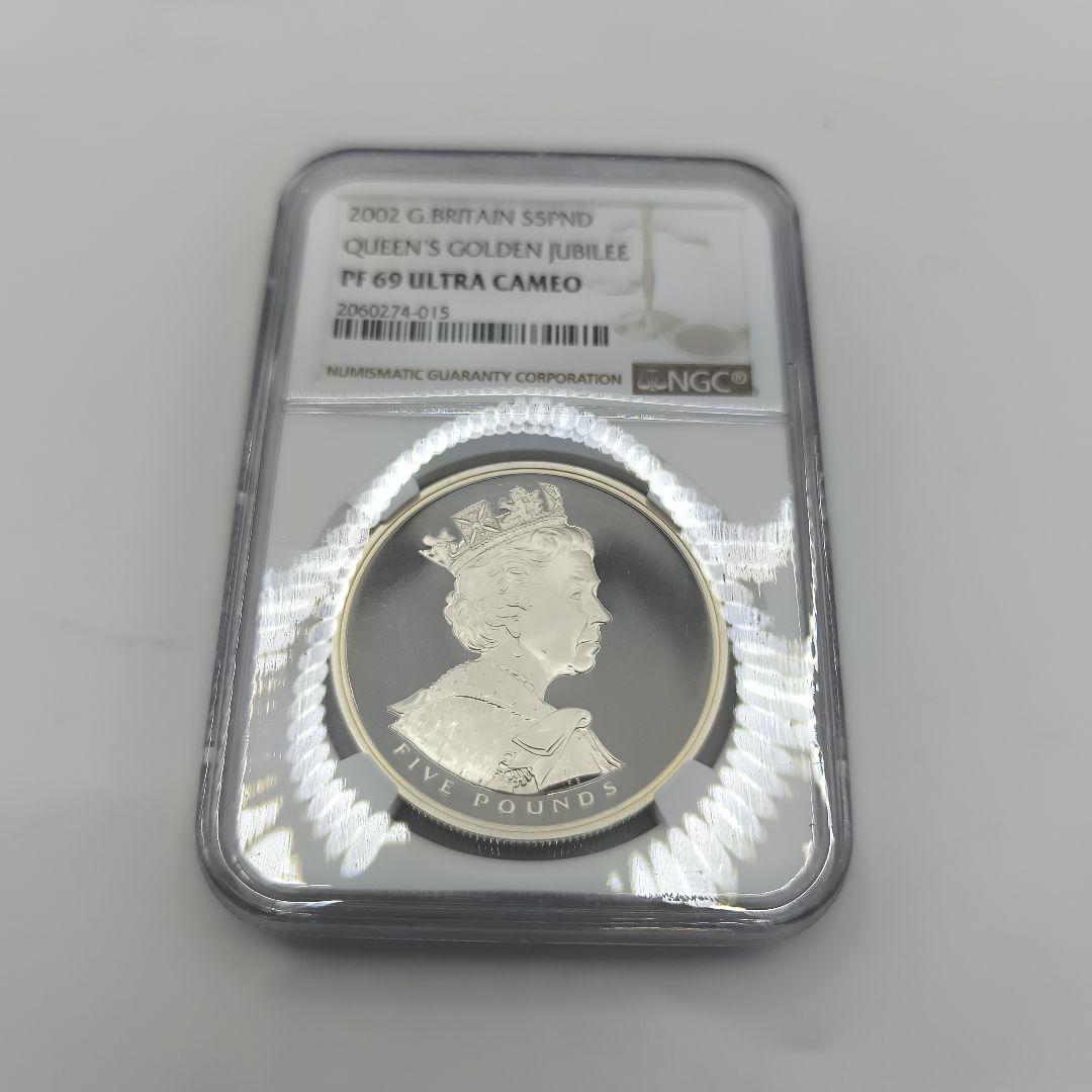 K*o様 2002年 イギリス 5ポンド 女王ゴールデンジュビリー