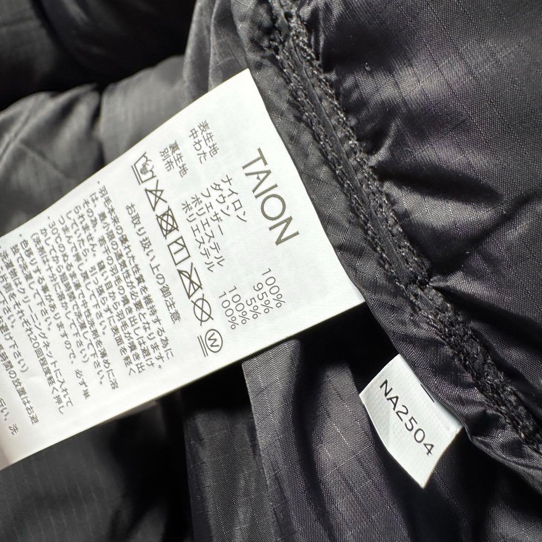 ジャケット・アウター TAION WORK W-ZIP VOLUME DOWN JACKET