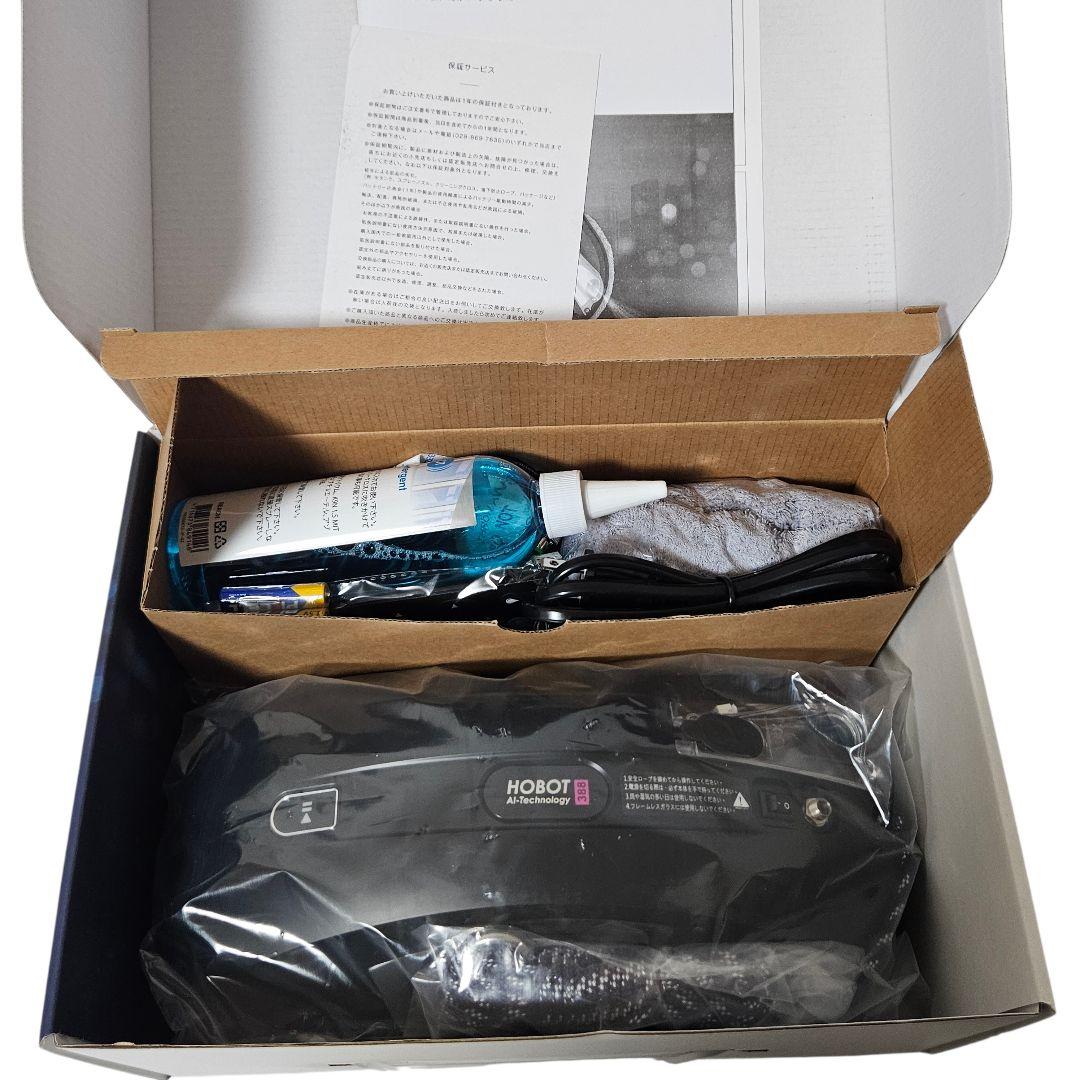 HOBOT-388 窓拭きロボット AI搭載 ガラス 水拭き 乾拭き