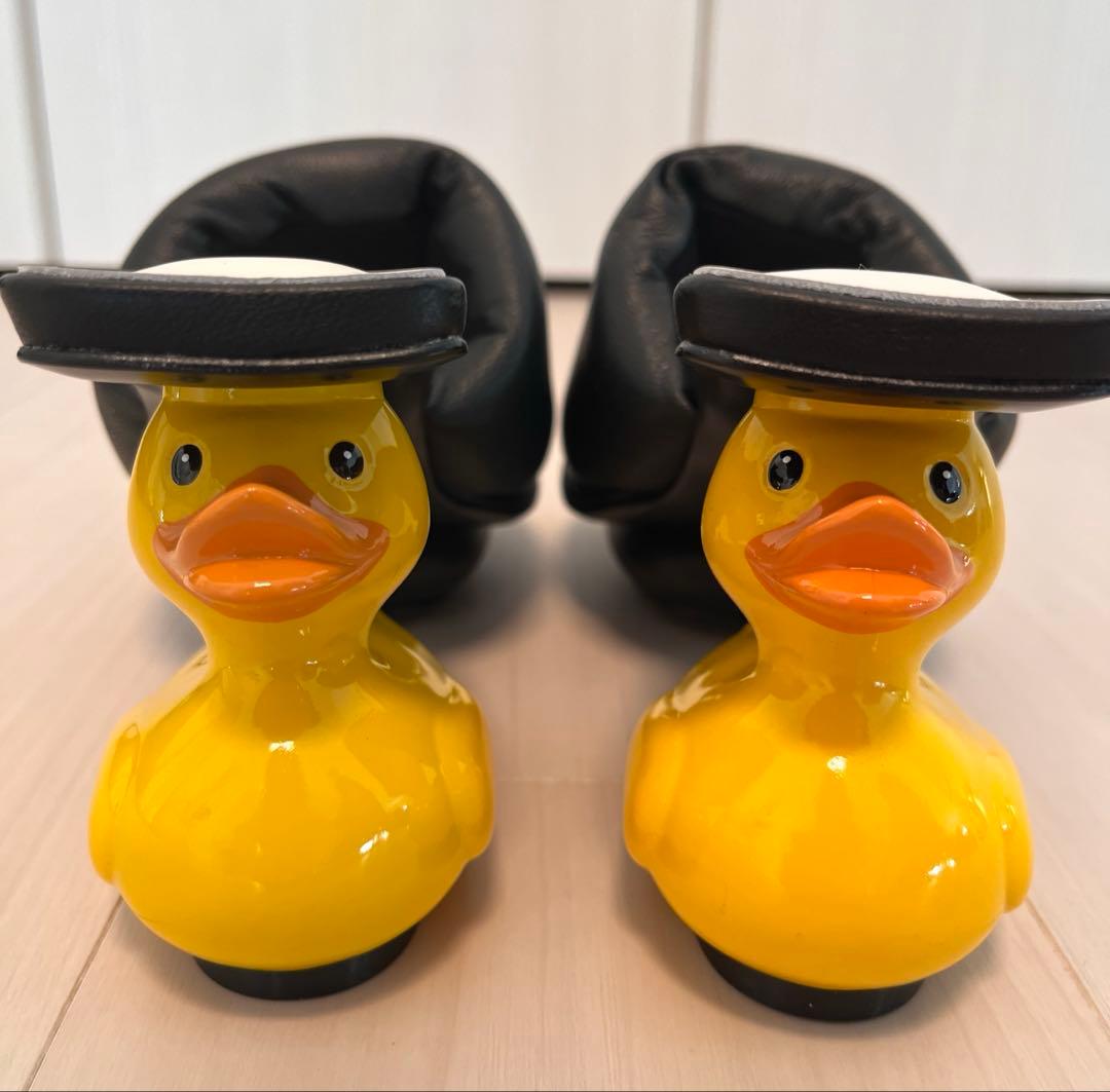 メゾンミハラヤスヒロ ダックヒールサンダル アヒル ミュール 36 ブラック