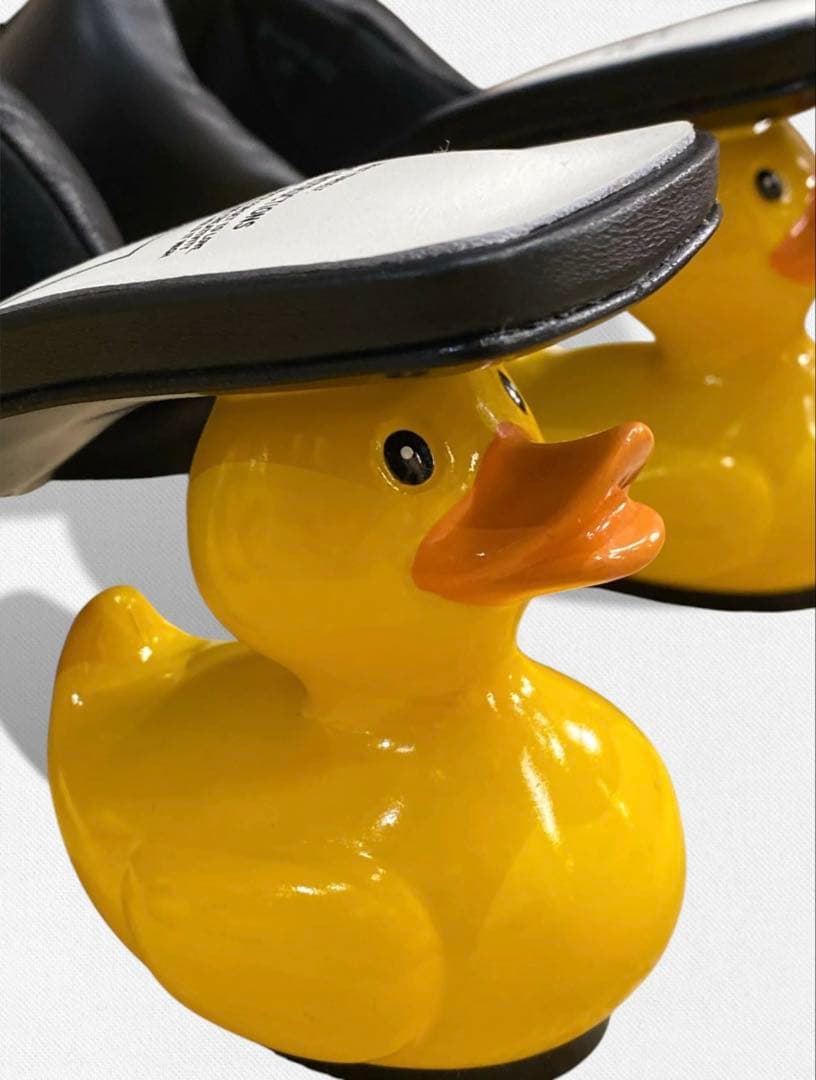 メゾンミハラヤスヒロ ダックヒールサンダル アヒル ミュール 36 ブラック