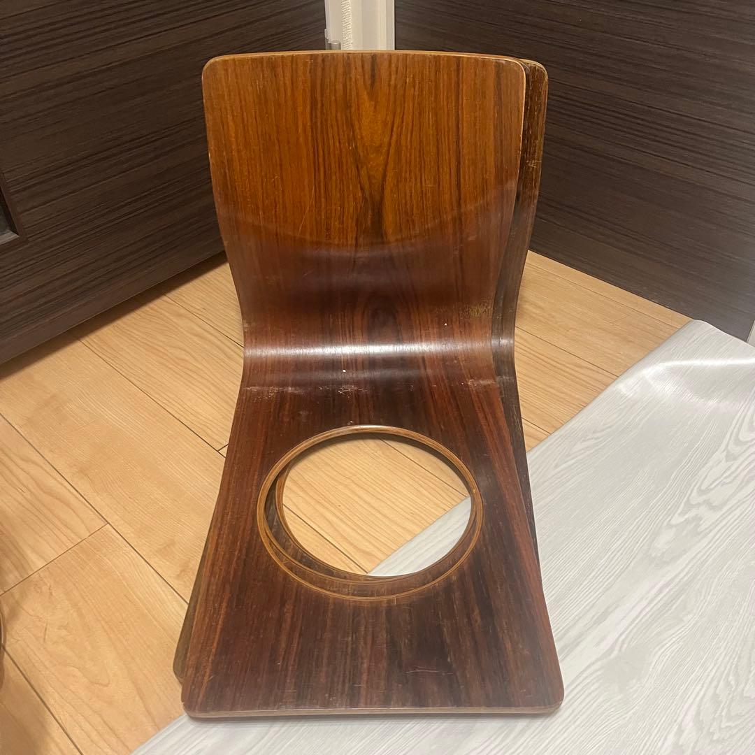 天童木工　7脚　座椅子　曲椅子　TENDO