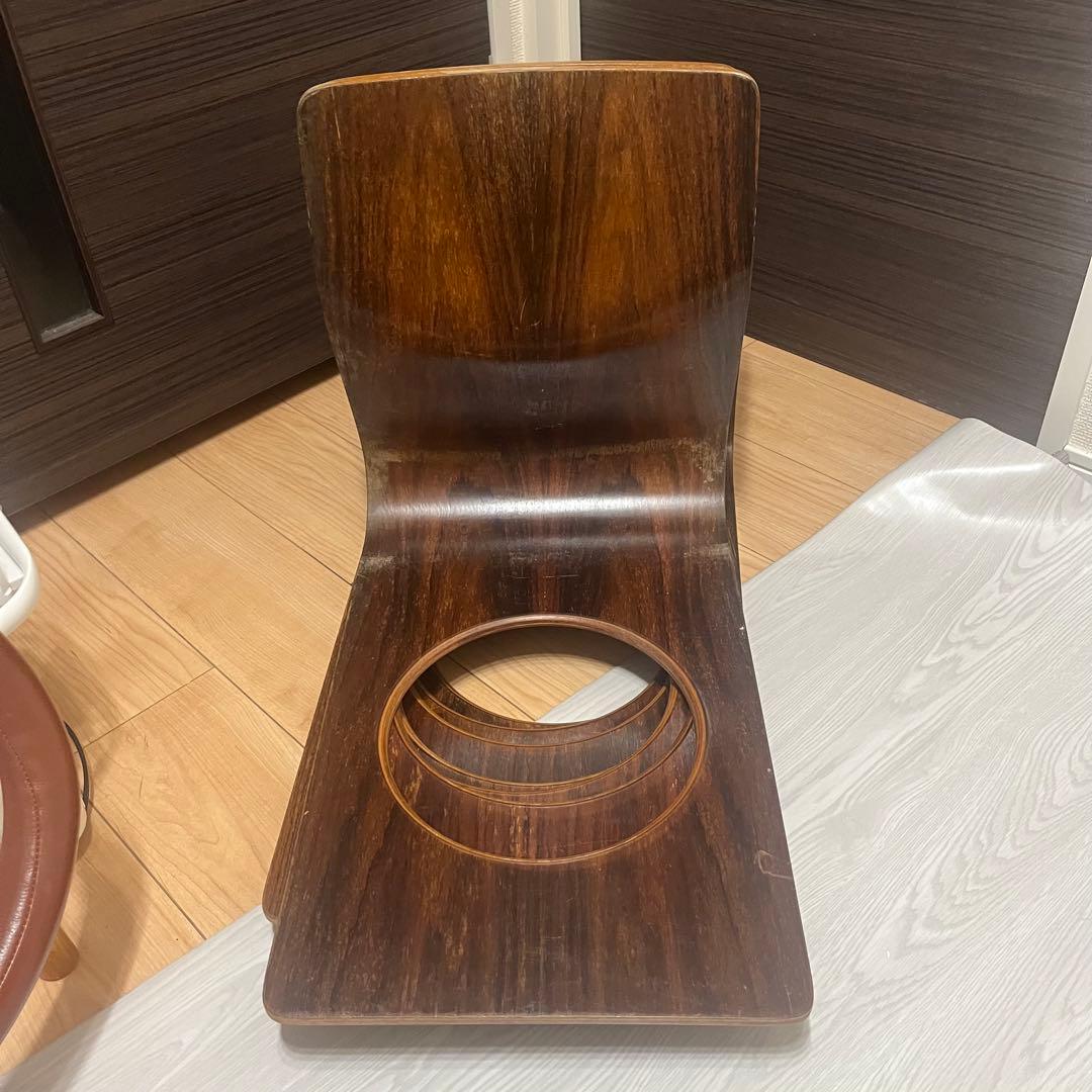 天童木工　7脚　座椅子　曲椅子　TENDO