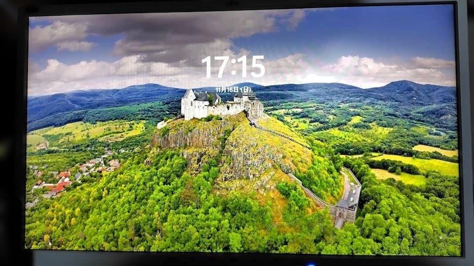 358： モニター付ESPRIMO Q7010/EW デスクトップPC USED