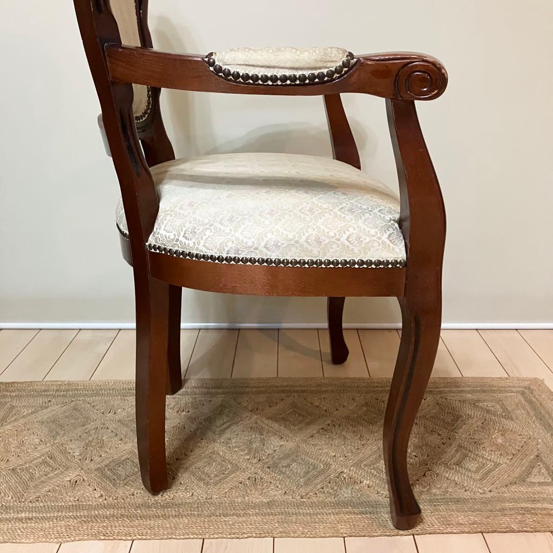 風雅0082様　猫脚 アンティーク クラシック アームチェア 椅子 チェア