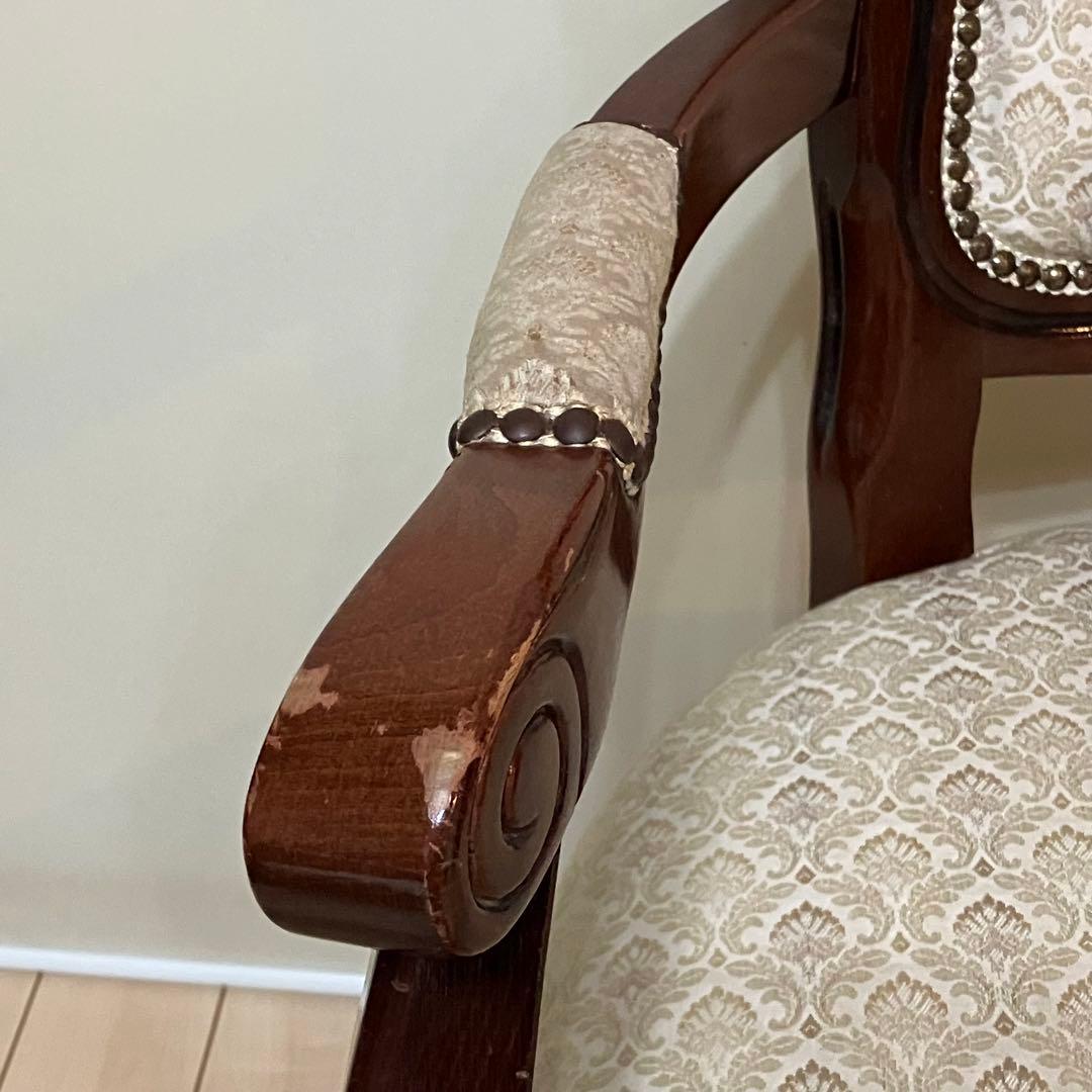 風雅0082様　猫脚 アンティーク クラシック アームチェア 椅子 チェア