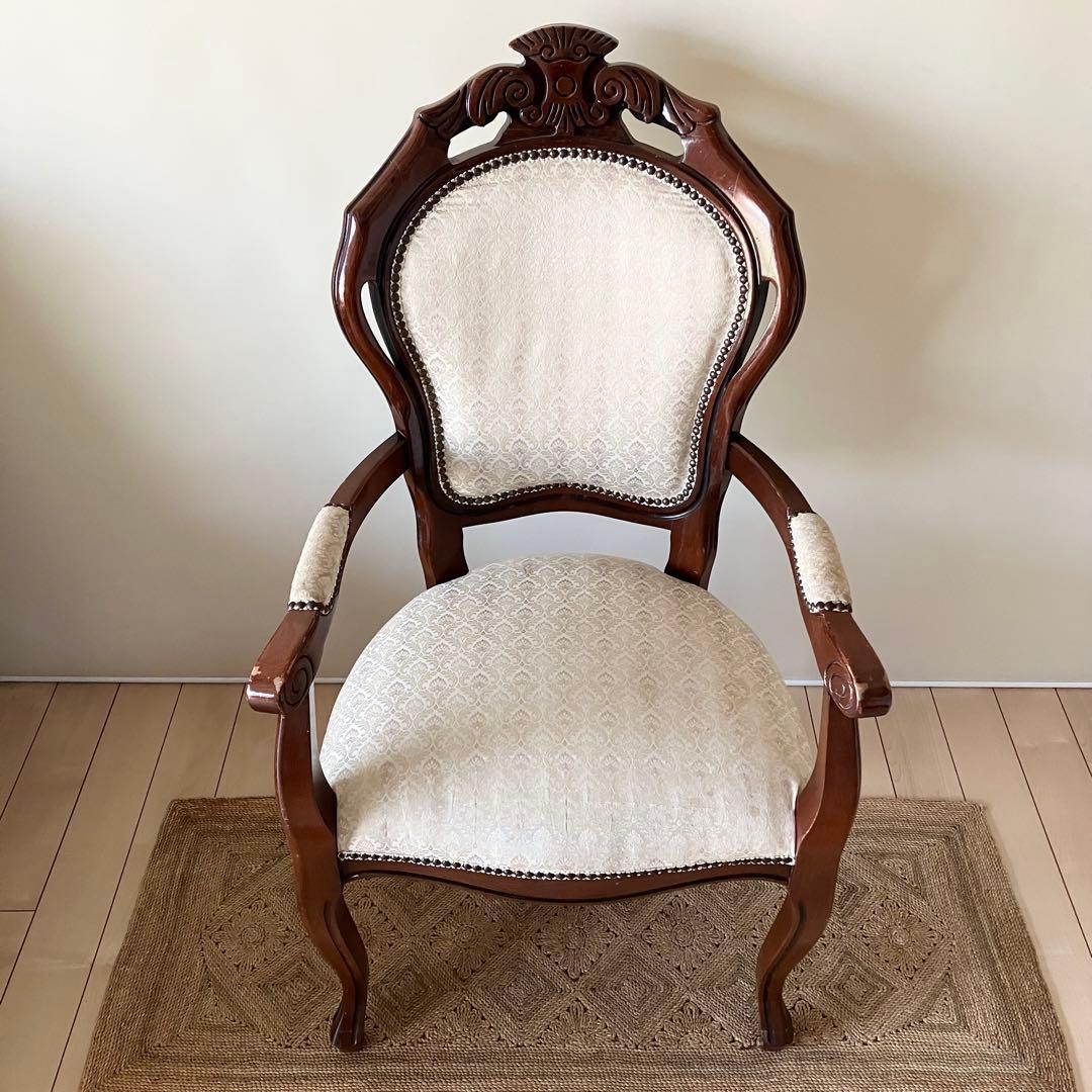 風雅0082様　猫脚 アンティーク クラシック アームチェア 椅子 チェア