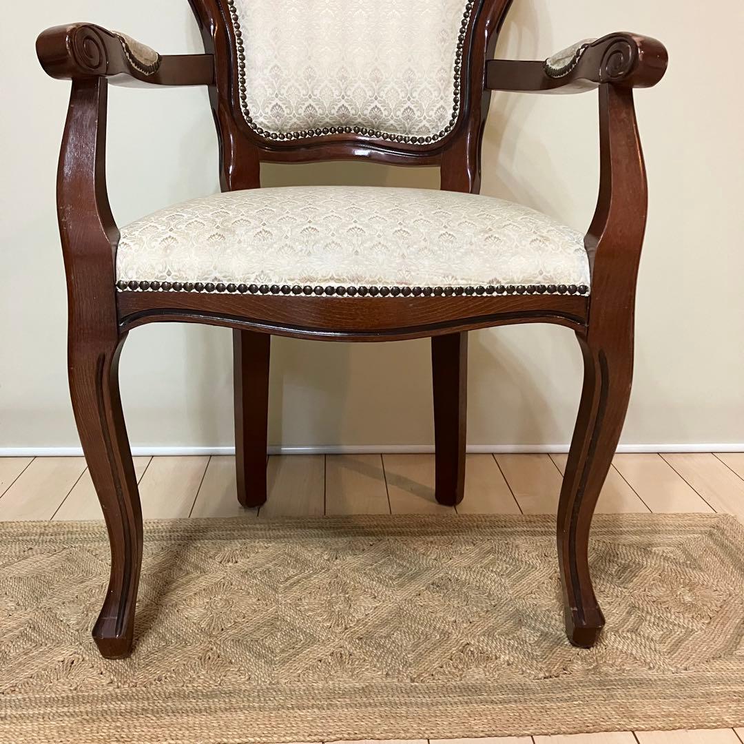 風雅0082様　猫脚 アンティーク クラシック アームチェア 椅子 チェア