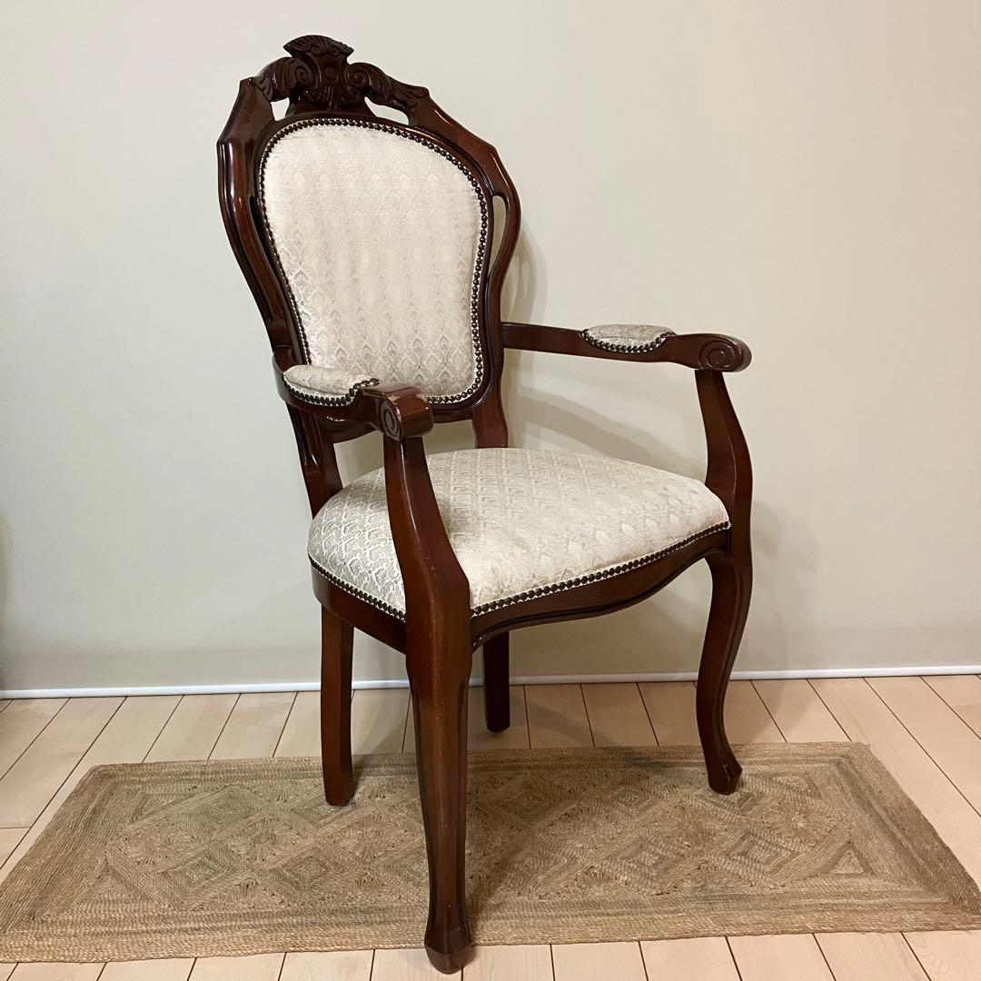 風雅0082様　猫脚 アンティーク クラシック アームチェア 椅子 チェア