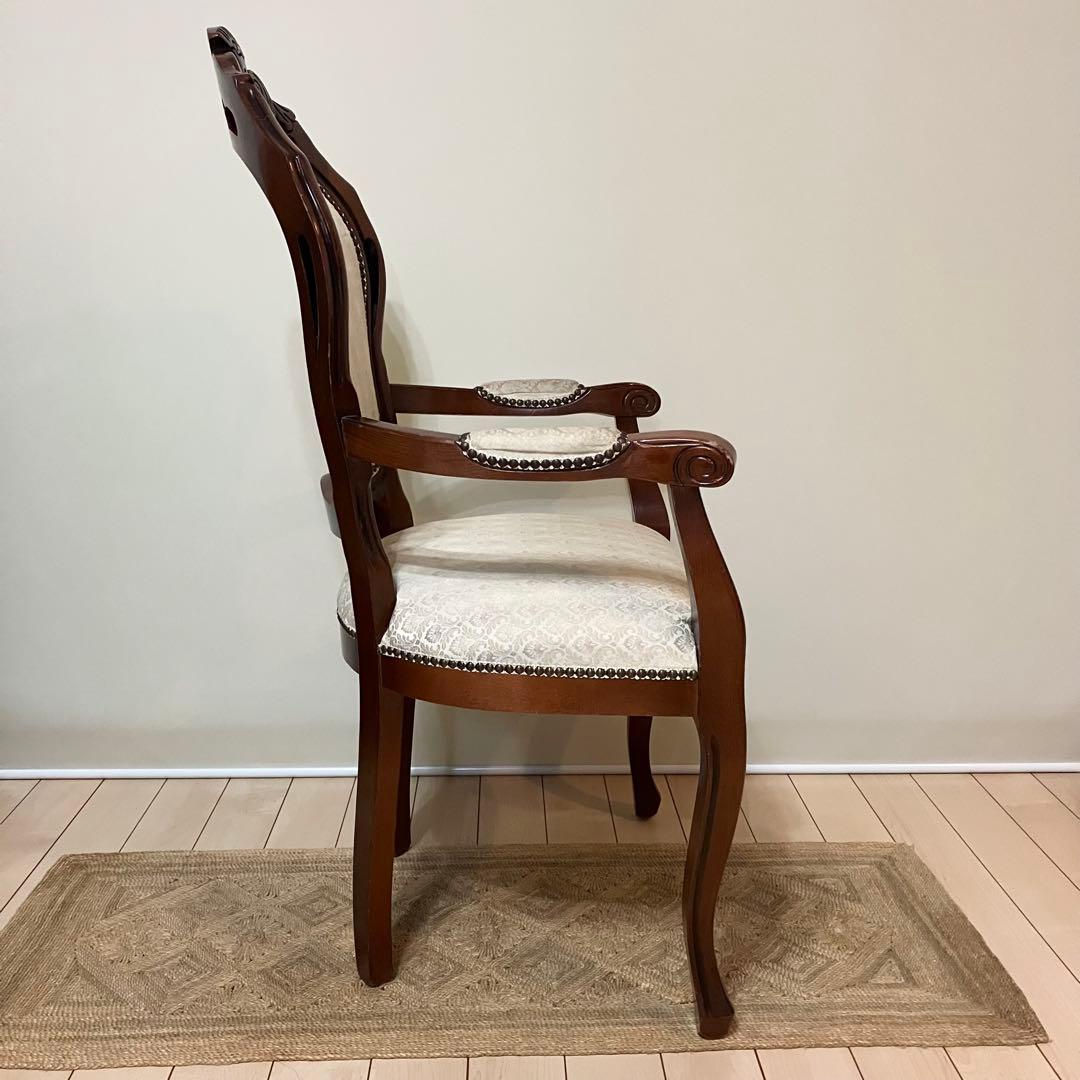 風雅0082様　猫脚 アンティーク クラシック アームチェア 椅子 チェア