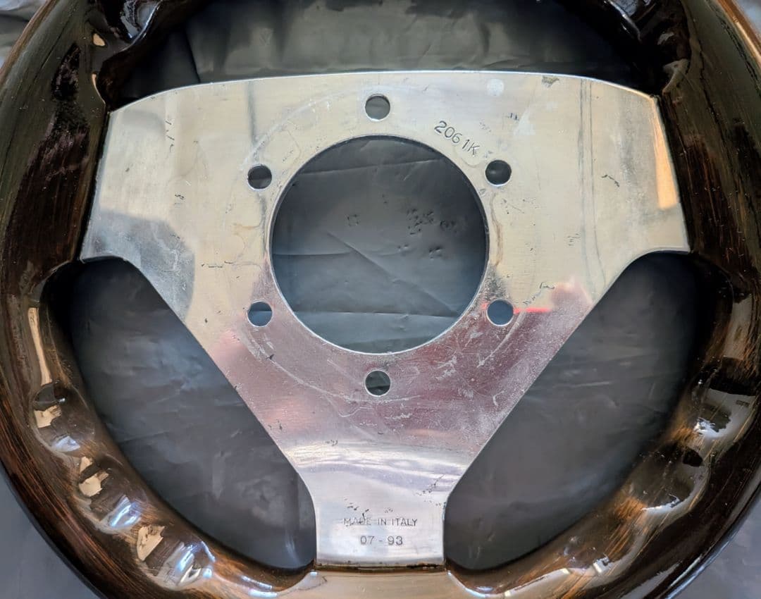 【小径】２３パイ　MOMO　加工　ステアリング　おまけ　星型カラフルつり革　付き