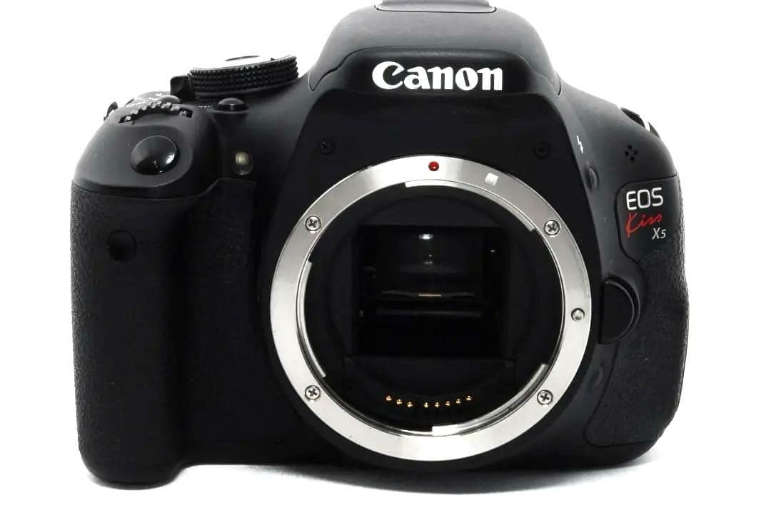 美品手振れ補正付きCanon Kiss X5 ダブルレンズセット