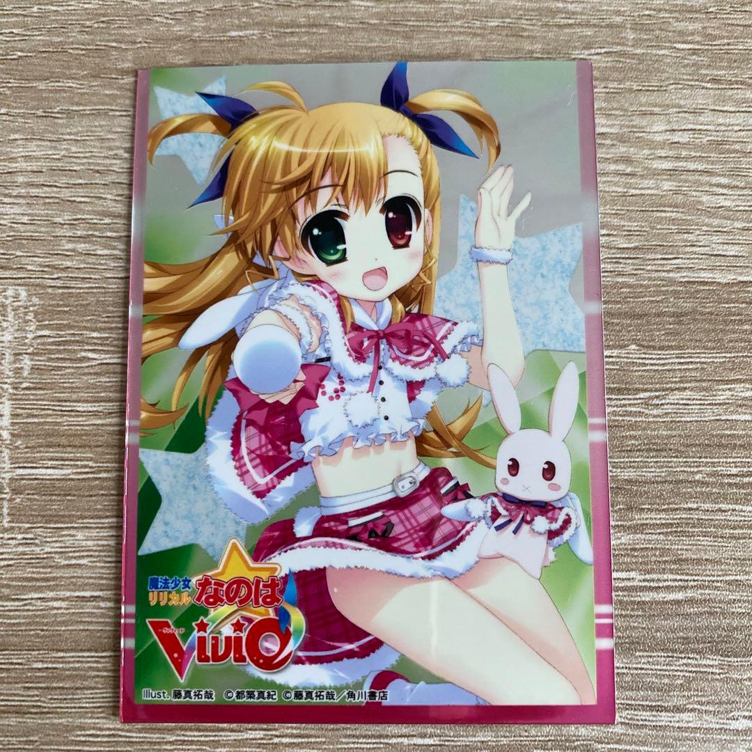 激レア！匿名配送！魔法少女リリカルなのはVivid 箔押しサイン入り！