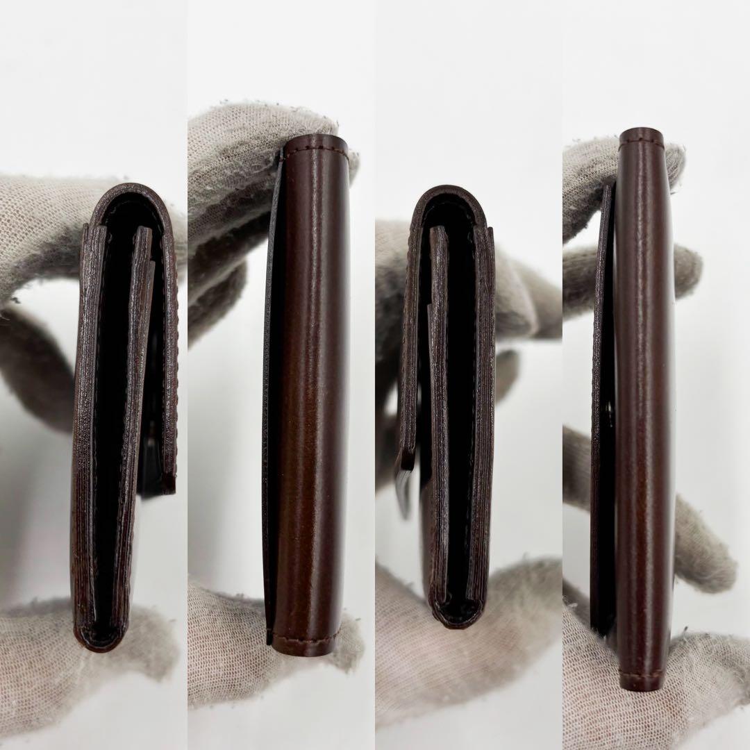 【未使用に近い】土屋鞄　ツチヤカバン カードケース 名刺入れ　ブラウン 茶色